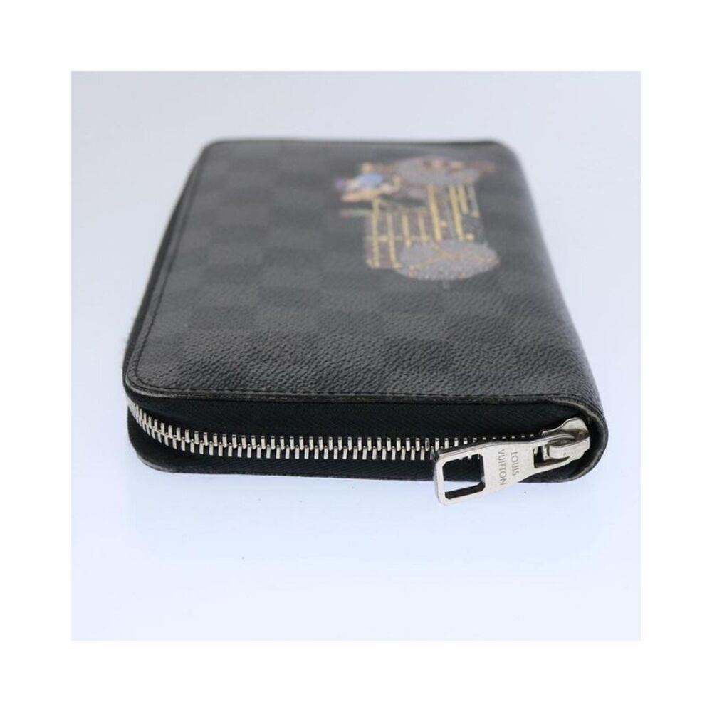 Pre Loved LOUIS VUITTON Damier Graphite Illustre Zippy Organizer Wallet N63002 - Picture 3 of 10